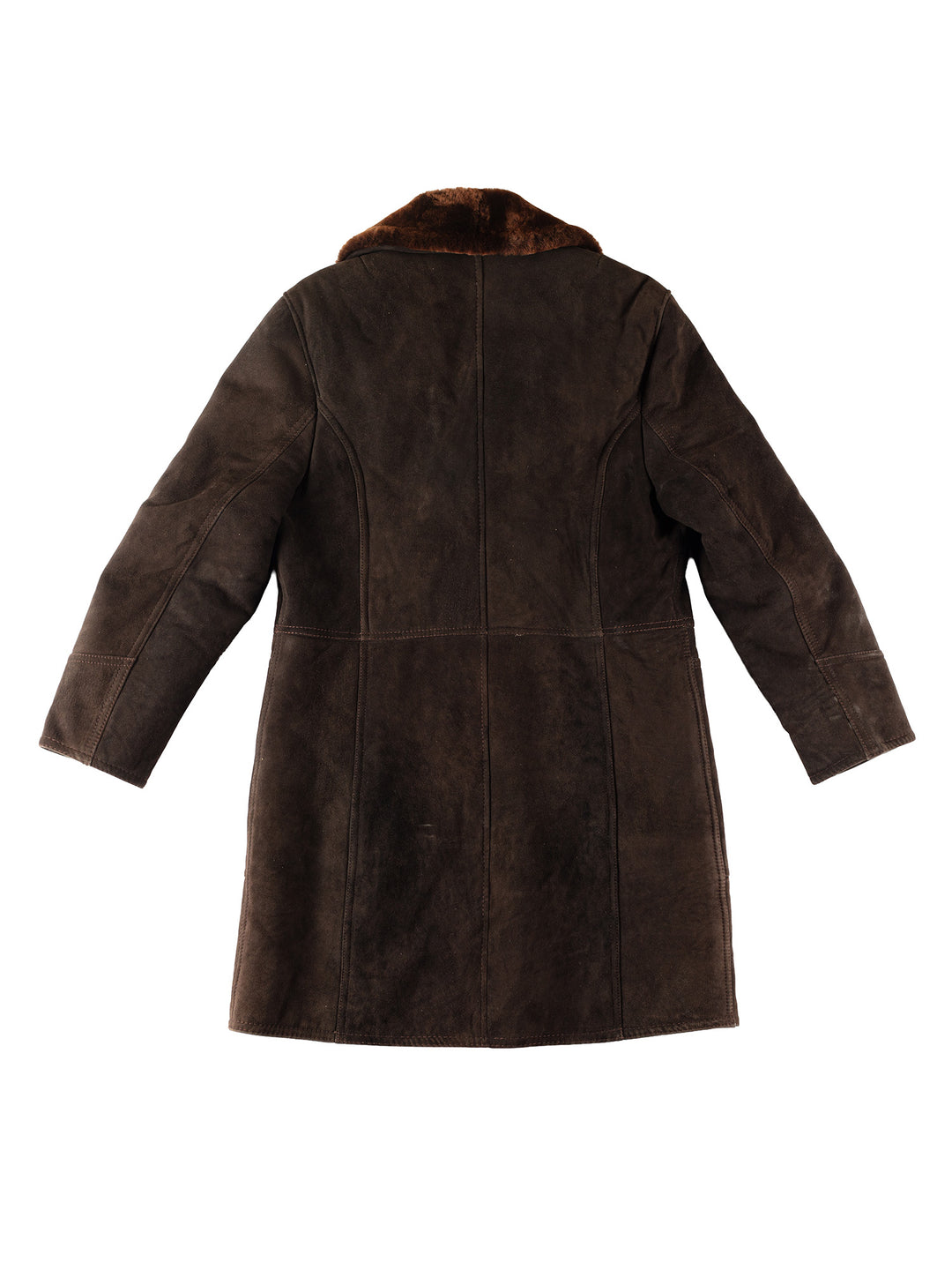 Vintage 70's Men Sheepskin Coat in BrownVN270