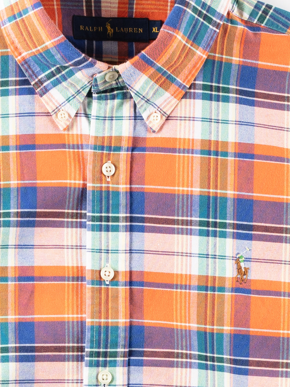 Vintage 00's Men Ralph Lauren Shirt in Orange