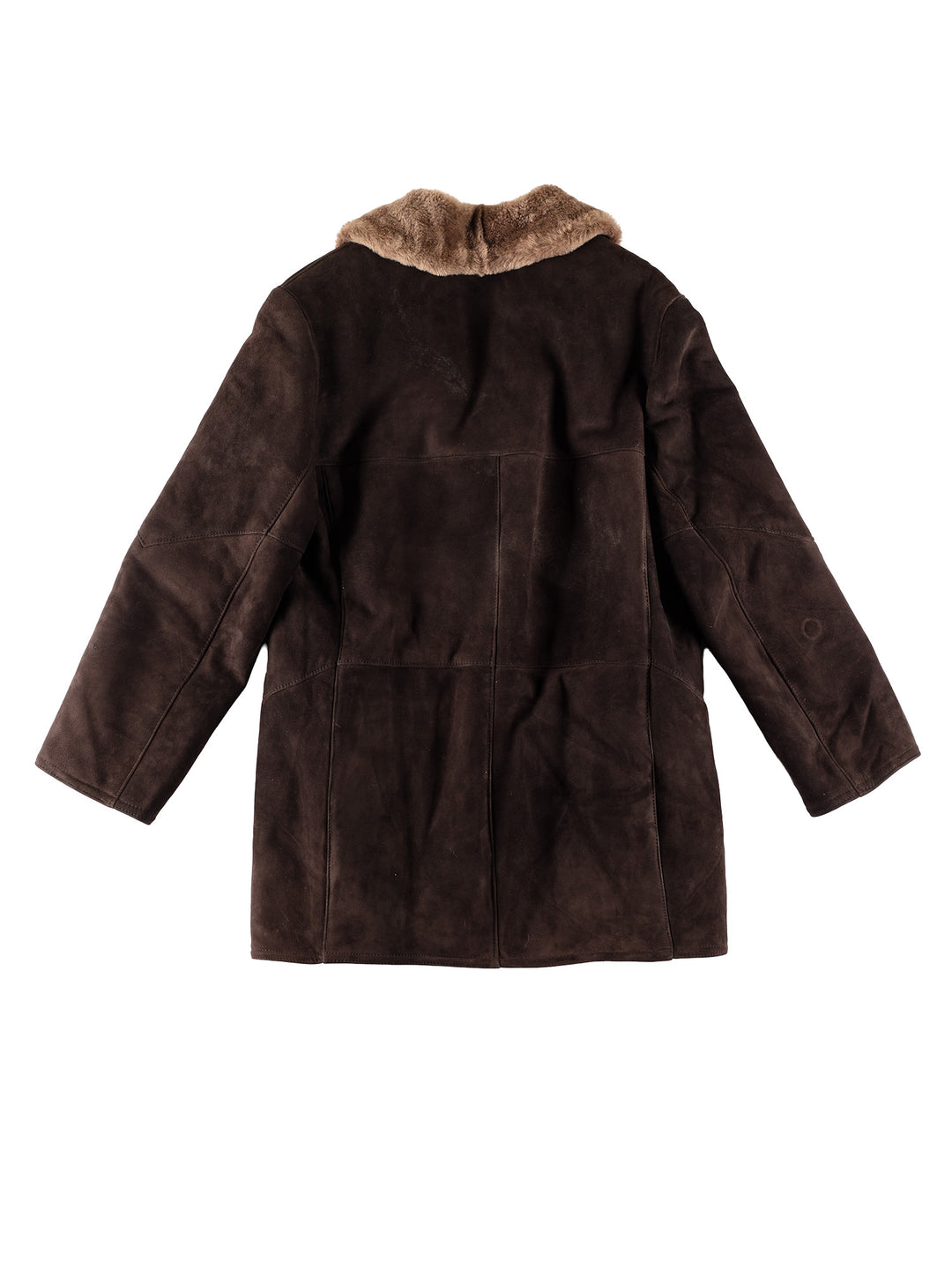 Vintage 70's Men Sheepskin Coat in BrownVN755