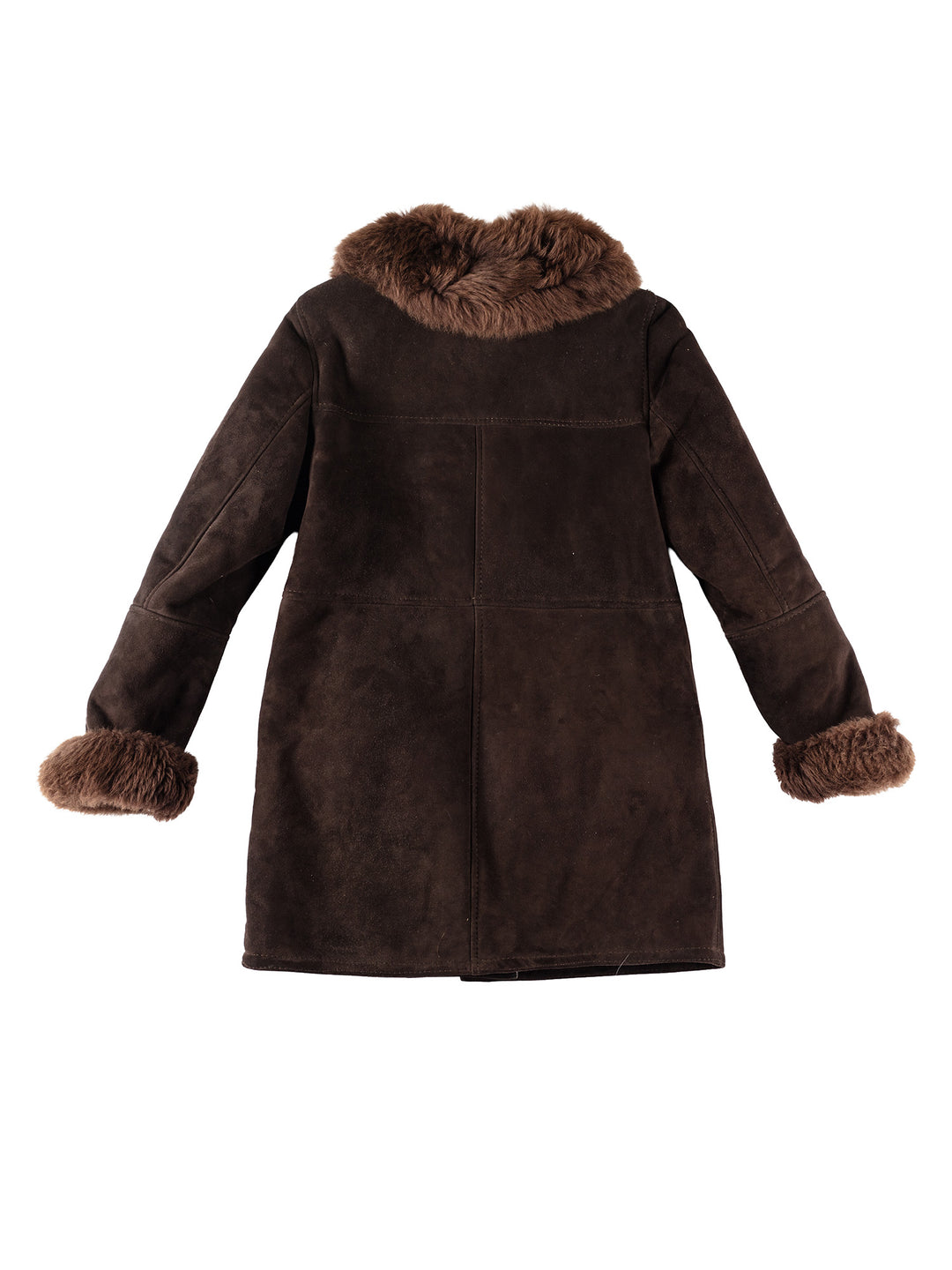 Vintage 70's Women Sheepskin Coat in BrownMN280