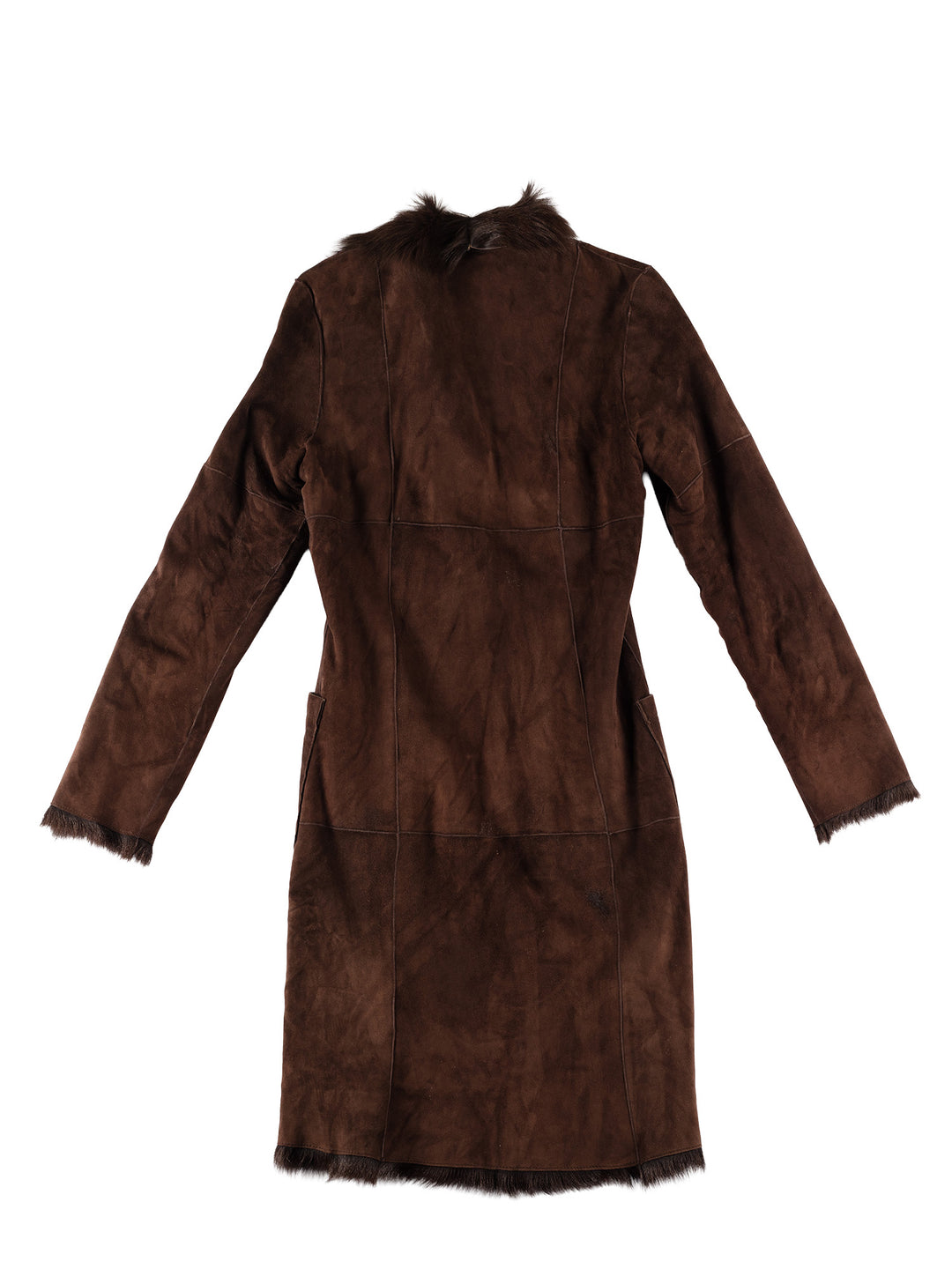 Vintage 70's Women Sheepskin Coat in BrownMN617
