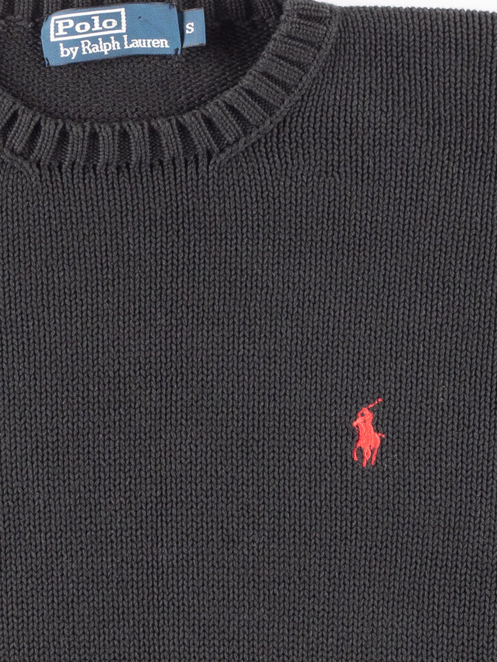 Vintage 00's Ralph Lauren Sweater in Black
