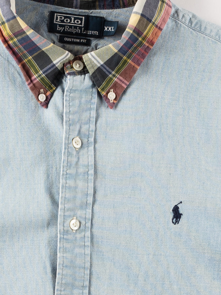 Vintage 00's Men Ralph Lauren Shirt in Blue