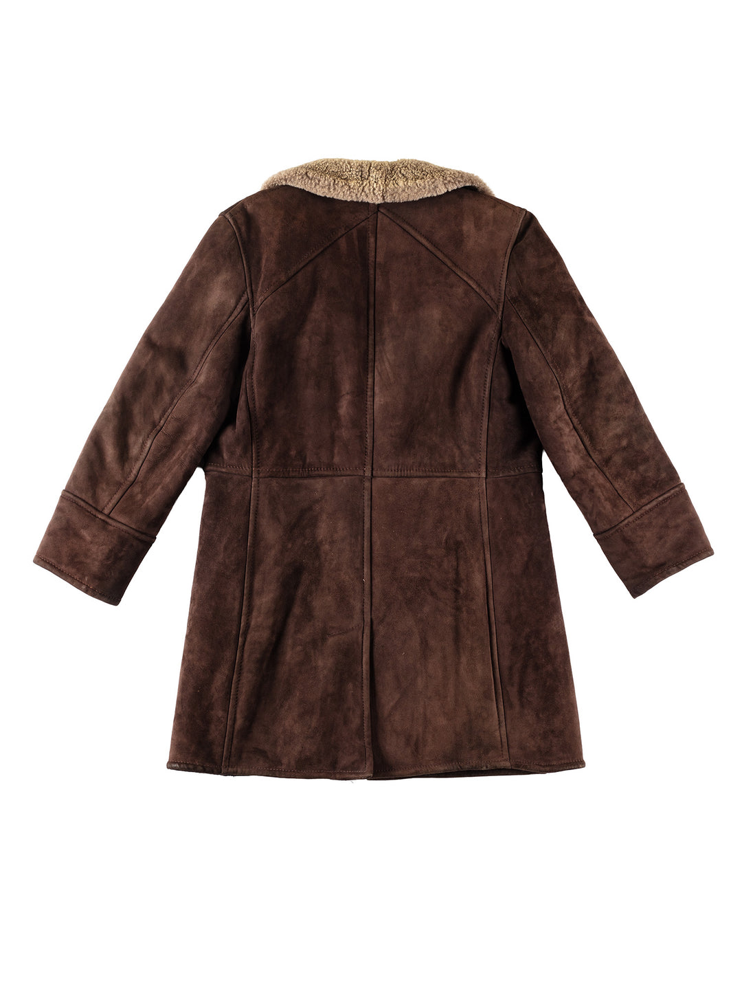 Vintage 70's Men Sheepskin Coat in BrownVN305