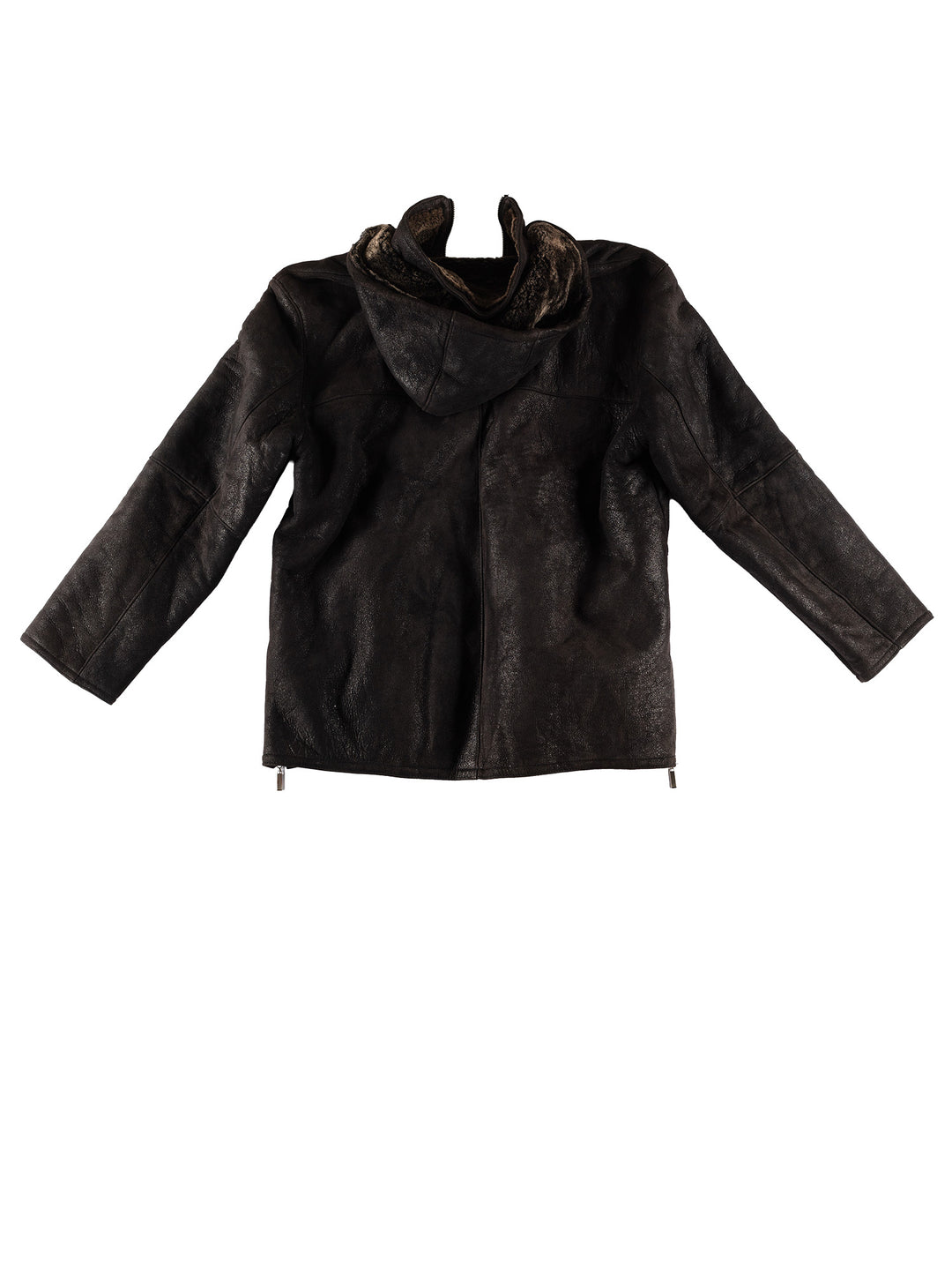 Vintage 80's Men Sheepskin Jacket in BlackVN613