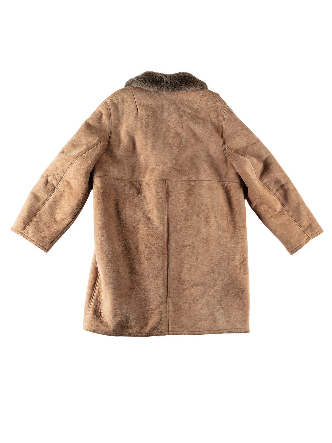 Vintage 70's Men Sheepskin Coat in BeigeVN525