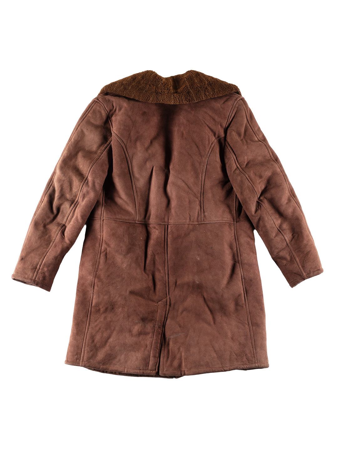 Vintage 70's Men Sheepskin Coat in BrownVN761