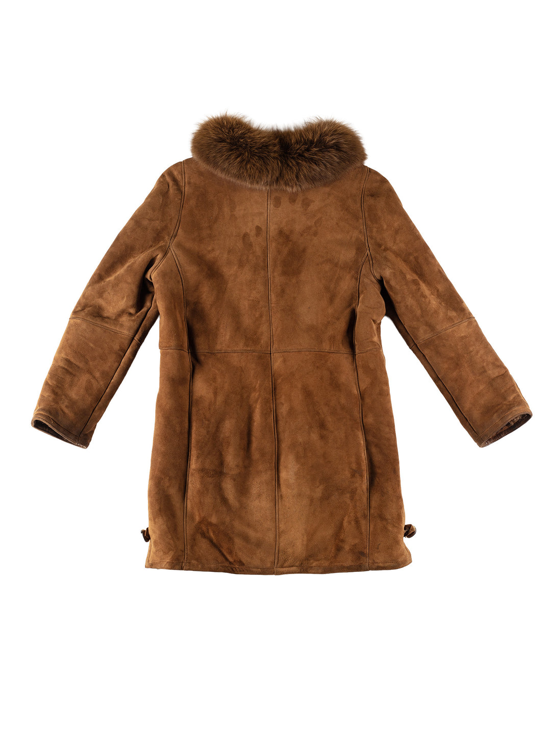 Vintage 70's Women Sheepskin Coat in BrownMN649