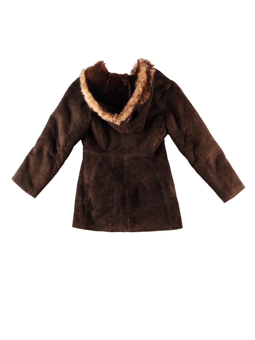 Vintage 70's Women Sheepskin Coat in BrownMN282