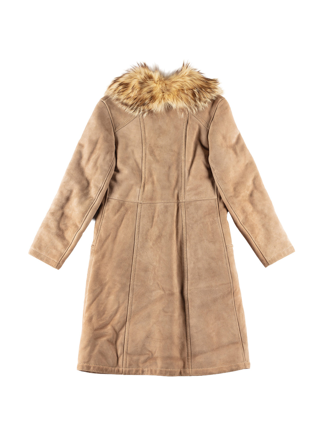 Vintage 70's Women Sheepskin Coat in BrownMN626