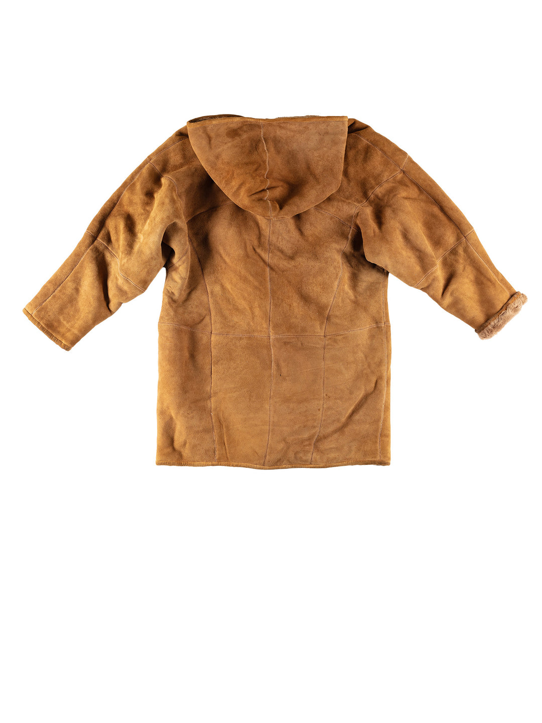 Vintage 80's Women Sheepskin Coat in BrownMN750