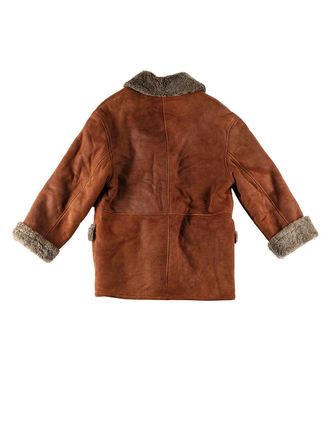 Vintage 70's Women Sheepskin Coat in BrownMN621