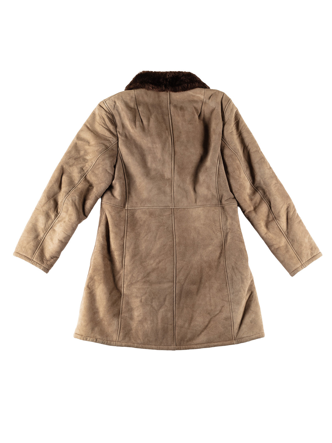 Vintage 70's Men Sheepskin Coat in BeigeVN567