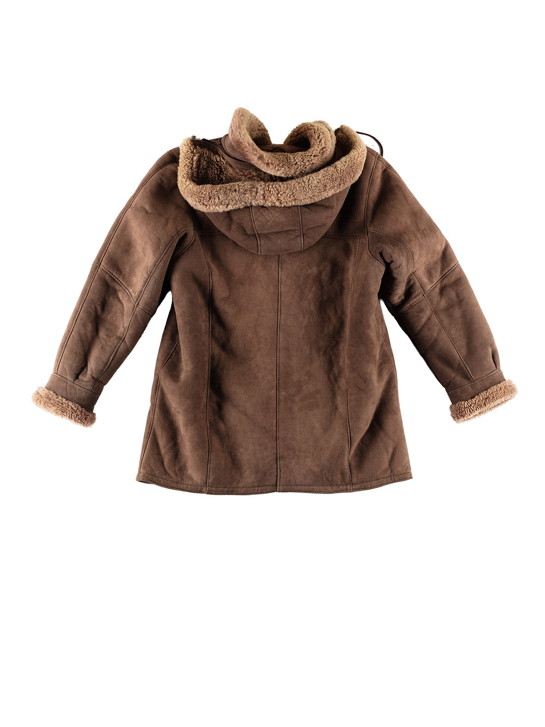 Vintage 70's Women Sheepskin Coat in BrownMN789