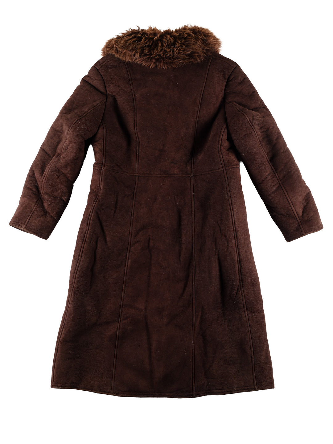 Vintage 70's Women Sheepskin Coat in BrownMN506