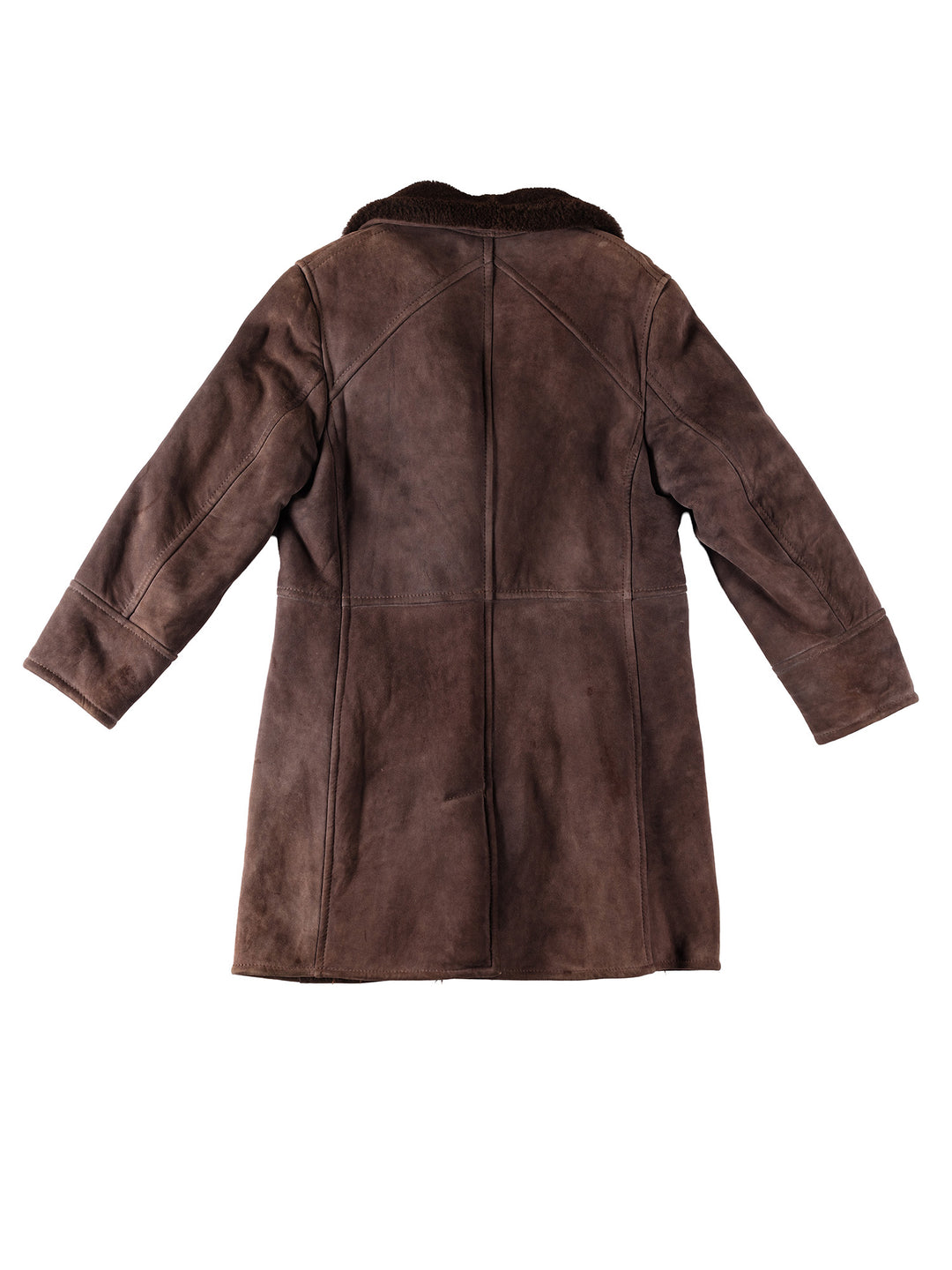 Vintage 70's Men Sheepskin Coat in BrownVN340