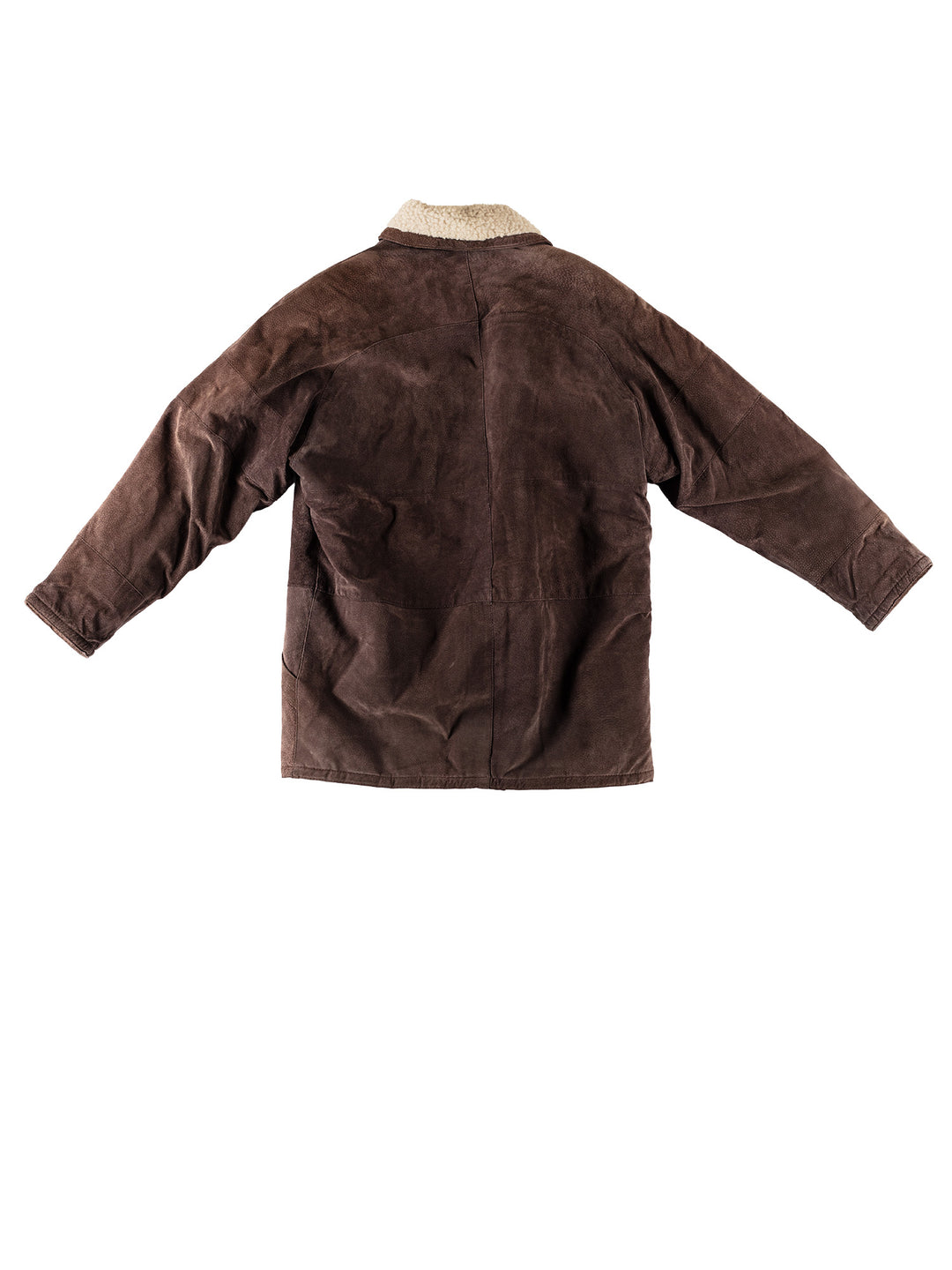 Vintage 80's Men Sheepskin Coat in BrownVN552