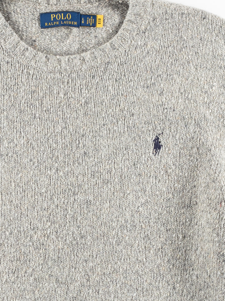 Vintage 00's Men Ralph Lauren Sweater in Gray