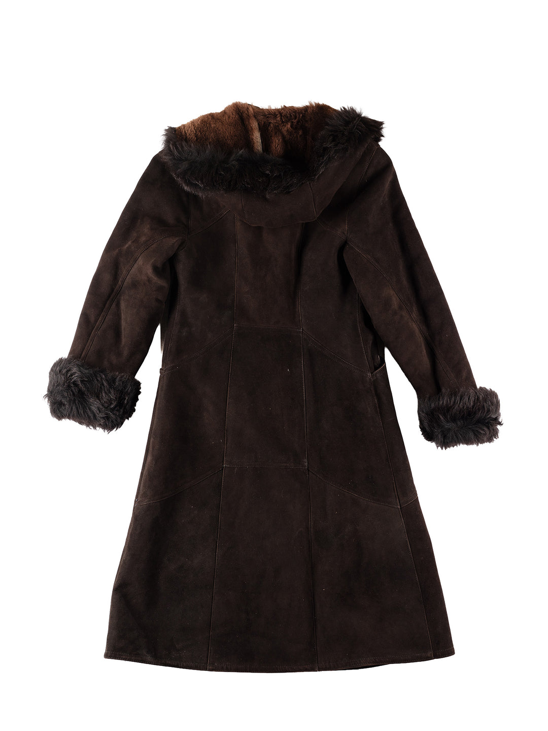 Vintage 70's Women Sheepskin Coat in BrownMN273