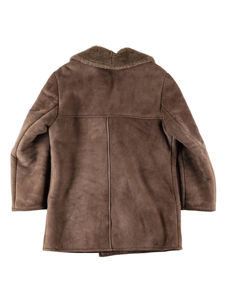 Vintage 70's Men Sheepskin Coat in BrownVN686
