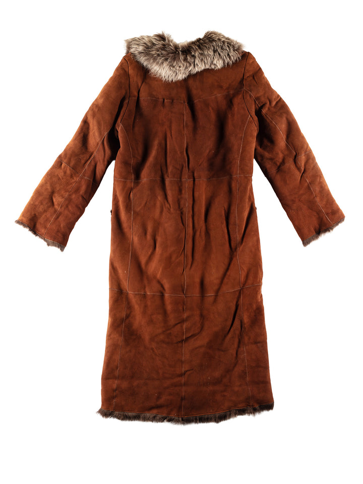 Vintage 70's Women Sheepskin Coat in MN819