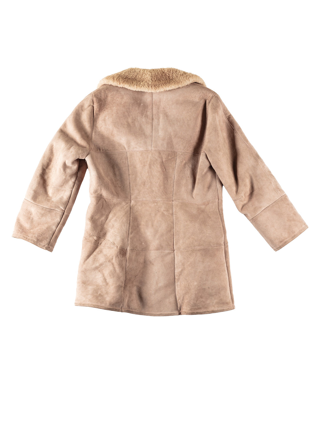 Vintage 70's Men Sheepskin Coat in BeigeVN346