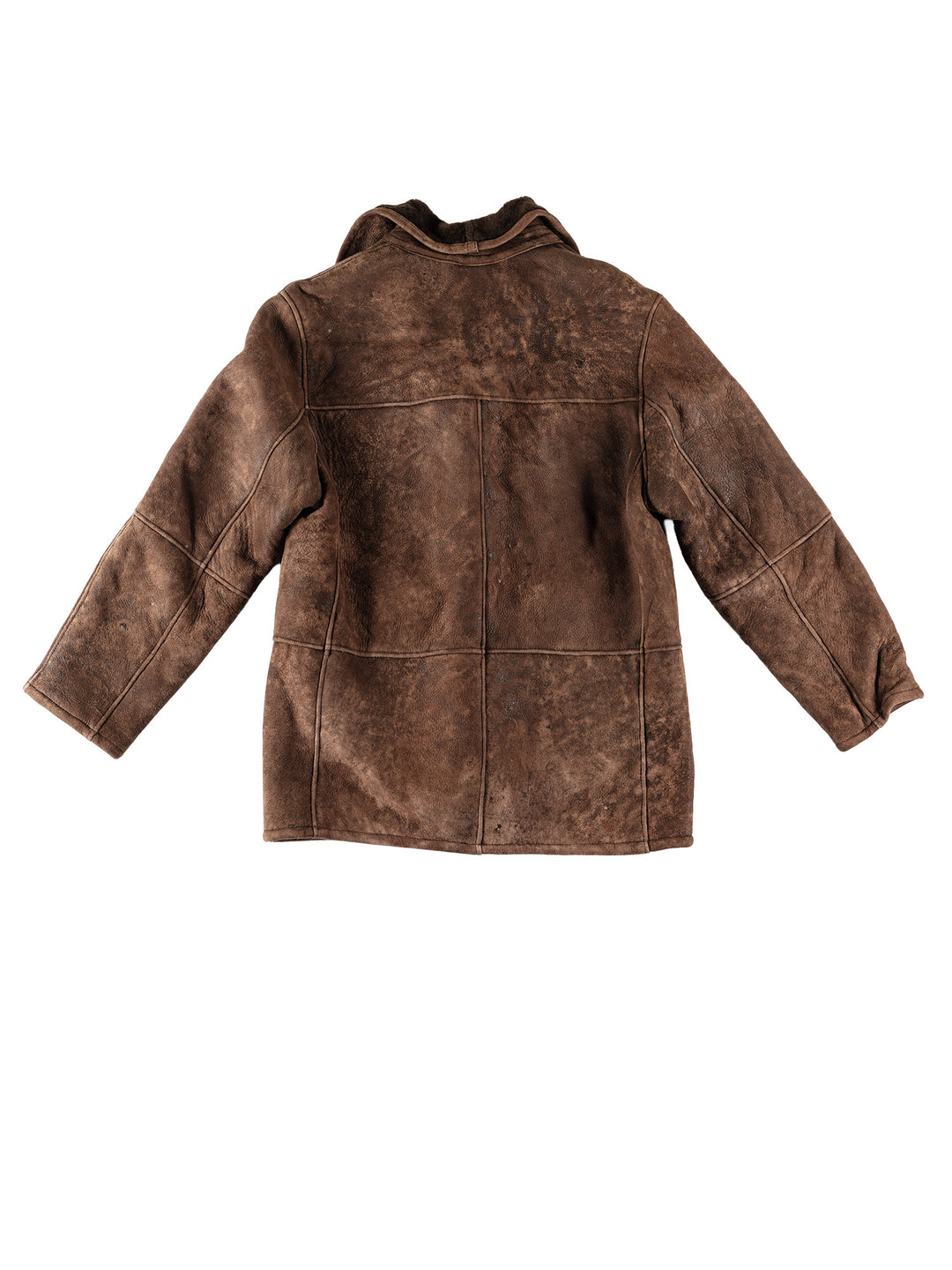Vintage 80's Men Sheepskin Coat in BrownVN688