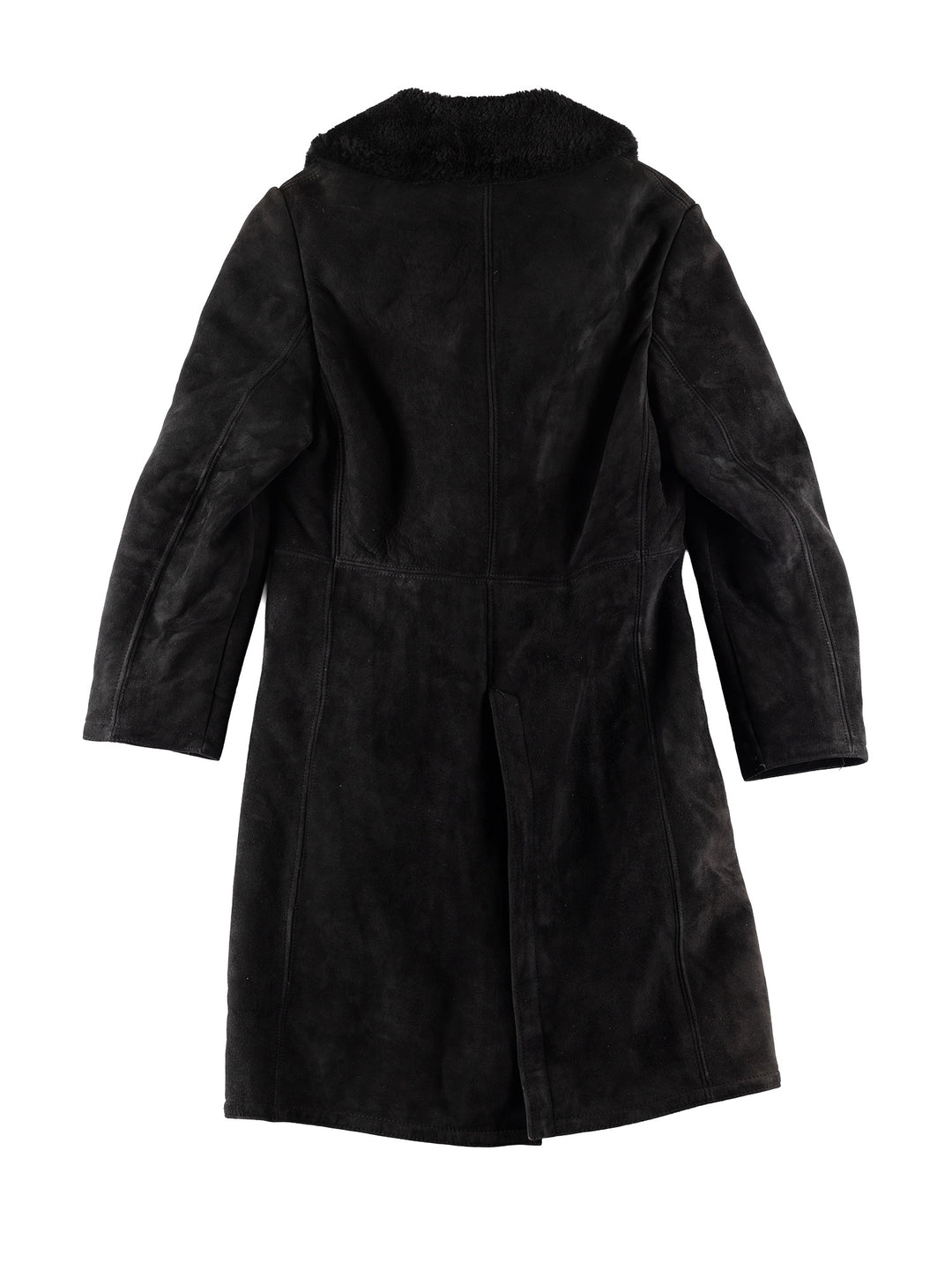 Vintage 70's Men Sheepskin Coat in BlackVN790