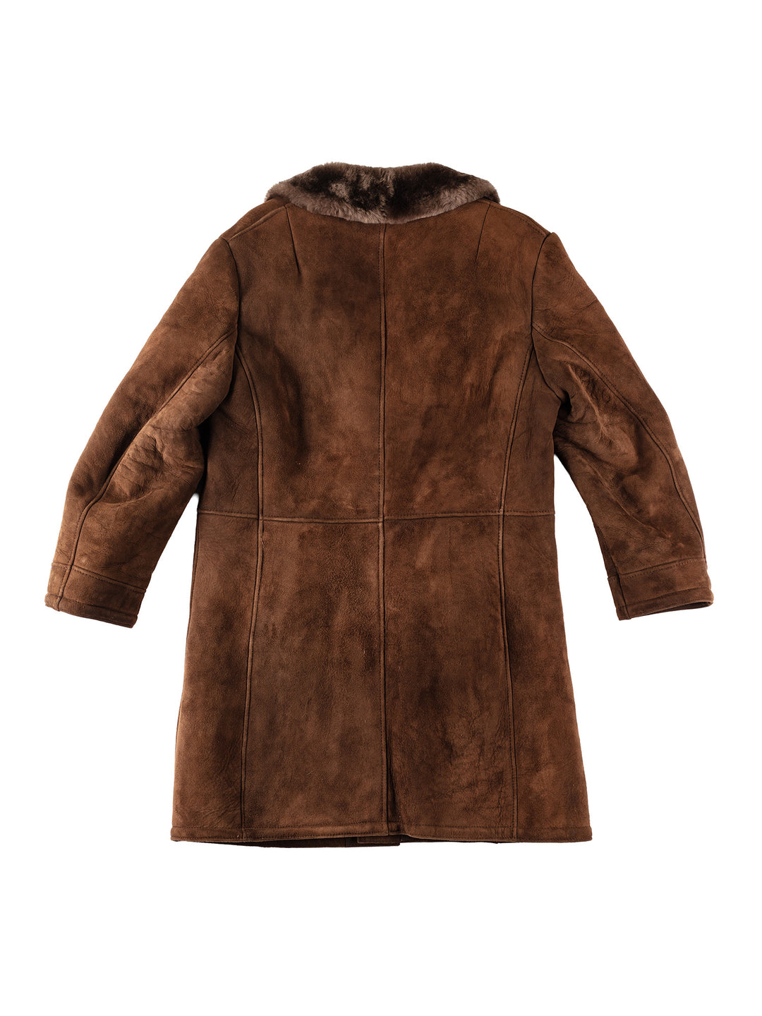 Vintage 70's Men Sheepskin Coat in BrownVN299