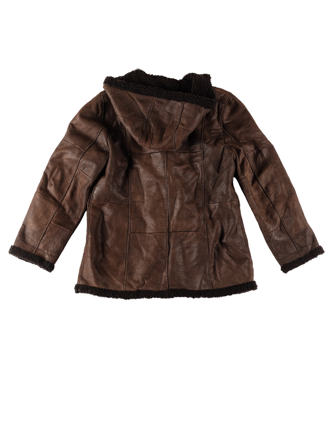 Vintage 70's Women Sheepskin Coat in BrownMN606