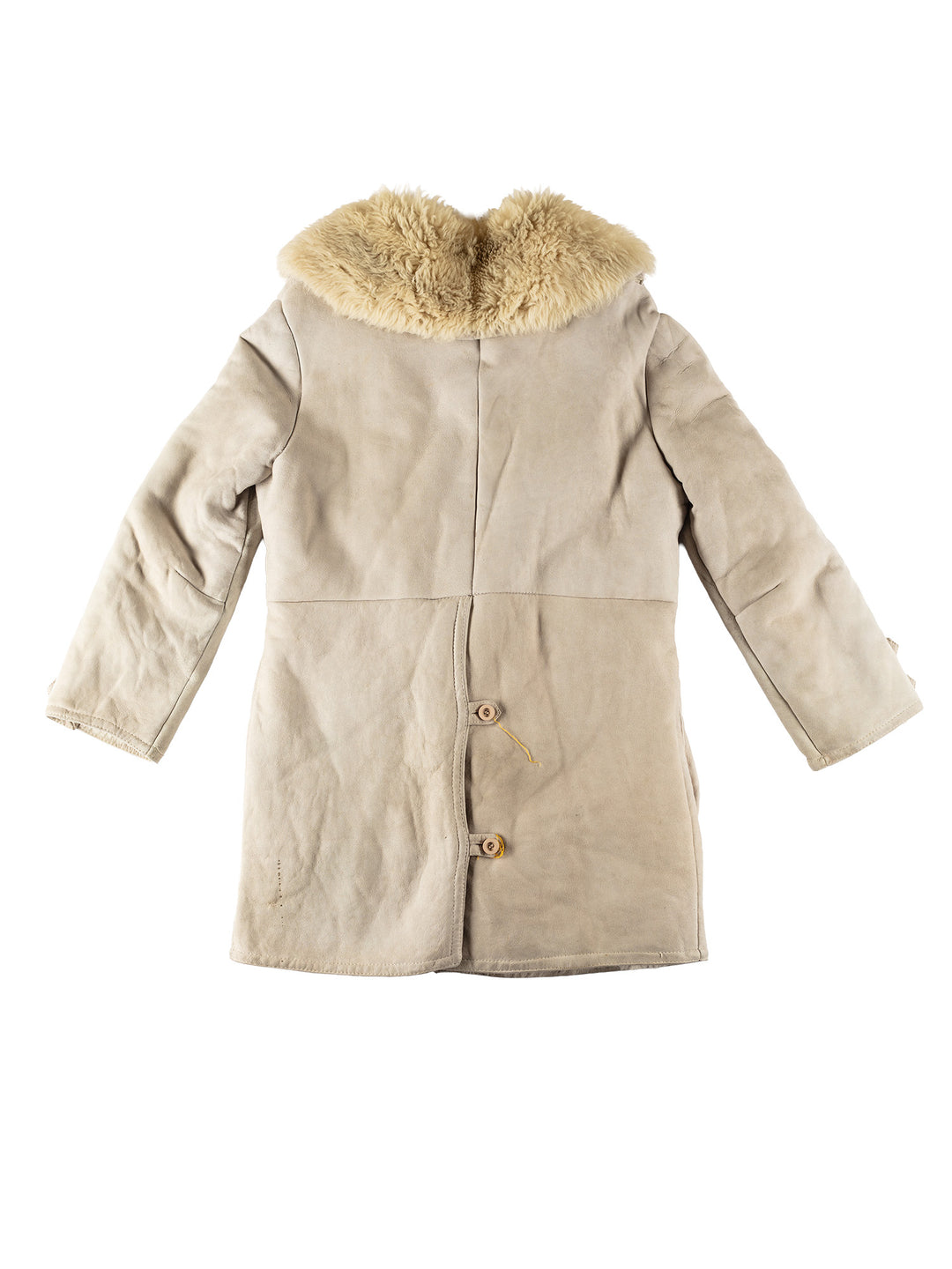 Vintage 70's Men Sheepskin Coat in BeigeVN558