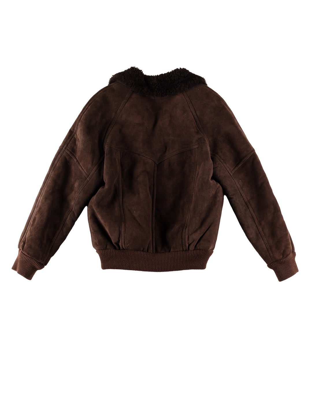 Vintage 80's Men Sheepskin Jacket in BrownVN624