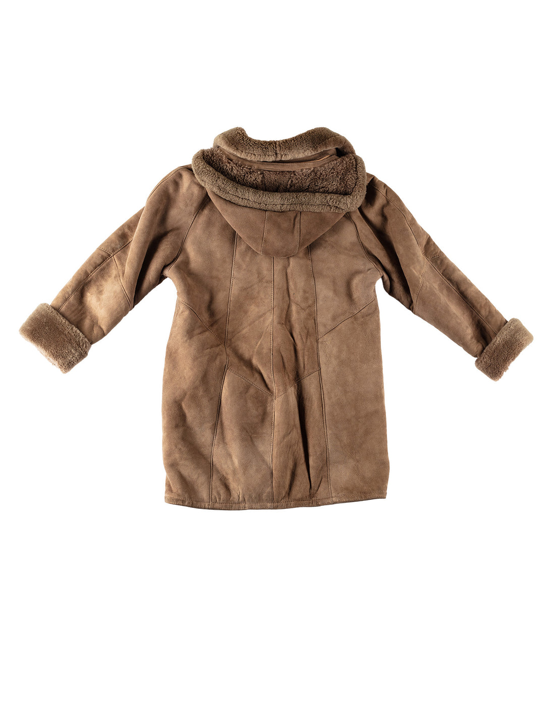 Vintage 70's Women Sheepskin Coat in BrownMN540