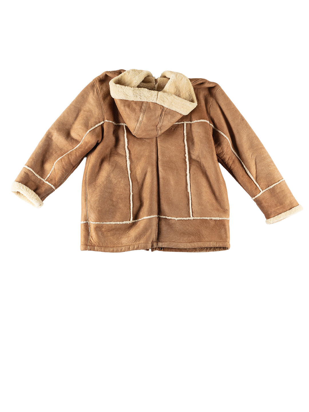 Vintage 70's Women Sheepskin Jacket in BrownMN723