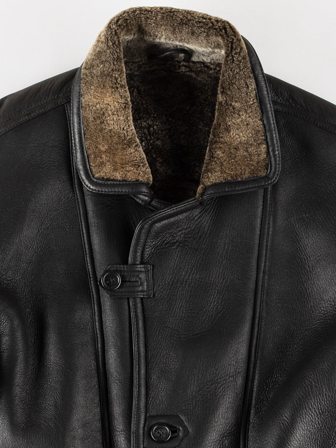 Vintage 80's Men Sheepskin Coat in VN721