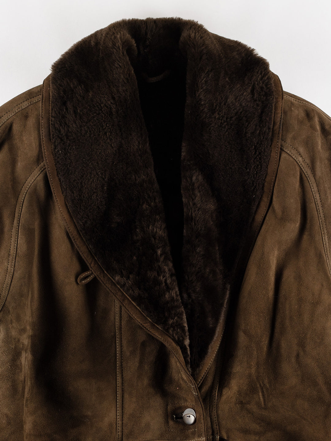 Vintage 80's Women Sheepskin Coat in MN751