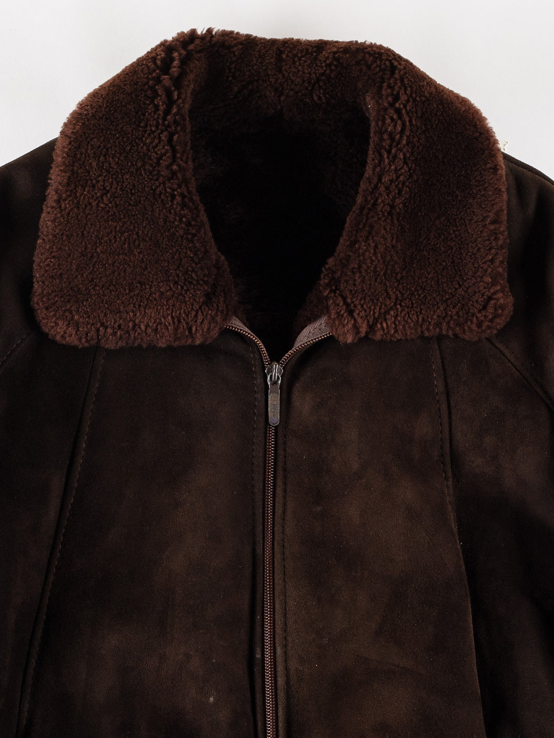 Vintage 70's Men Sheepskin Jacket in BrownVN667