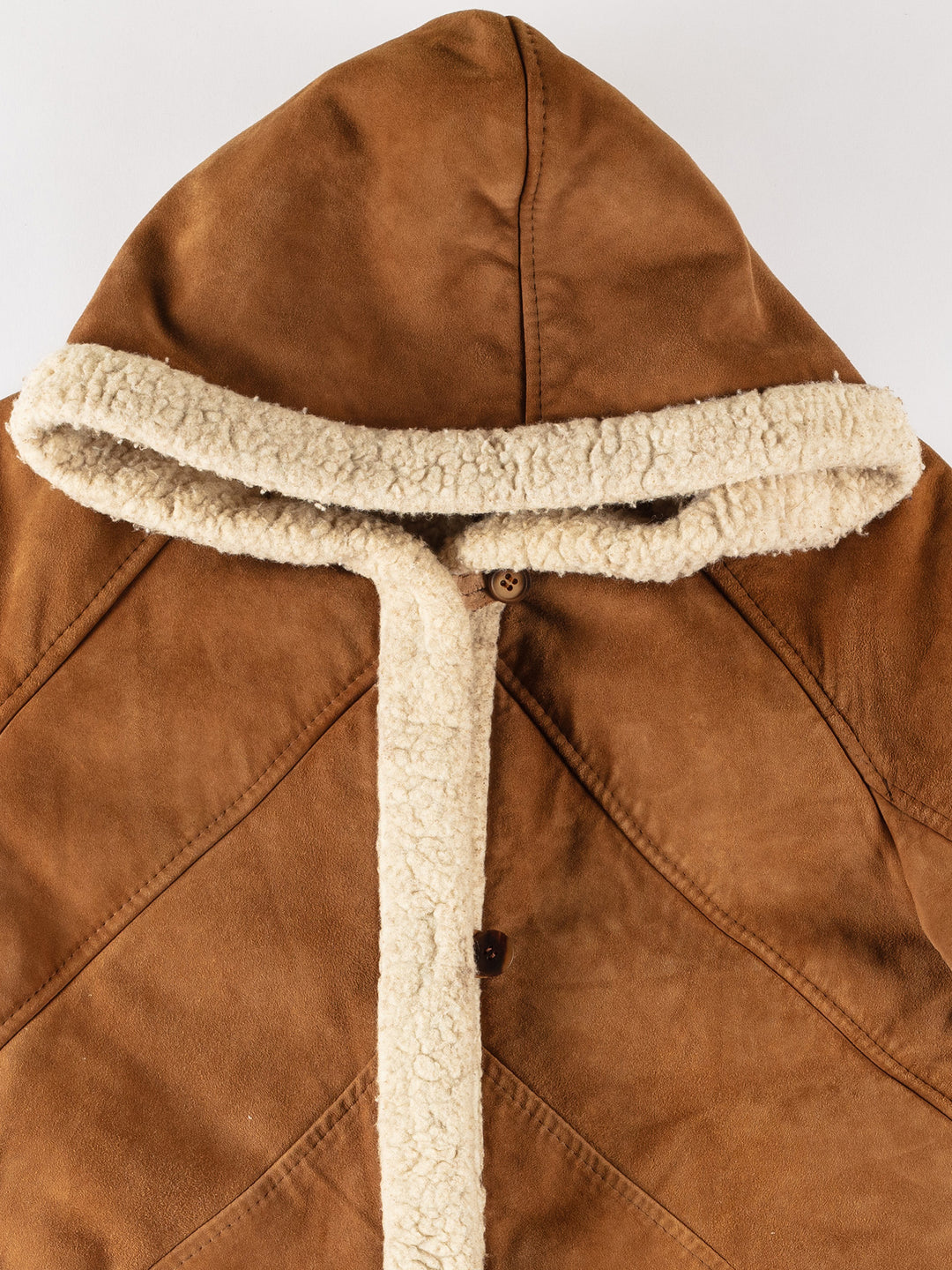 Vintage 70's Women Sheepskin Coat in BrownMN602