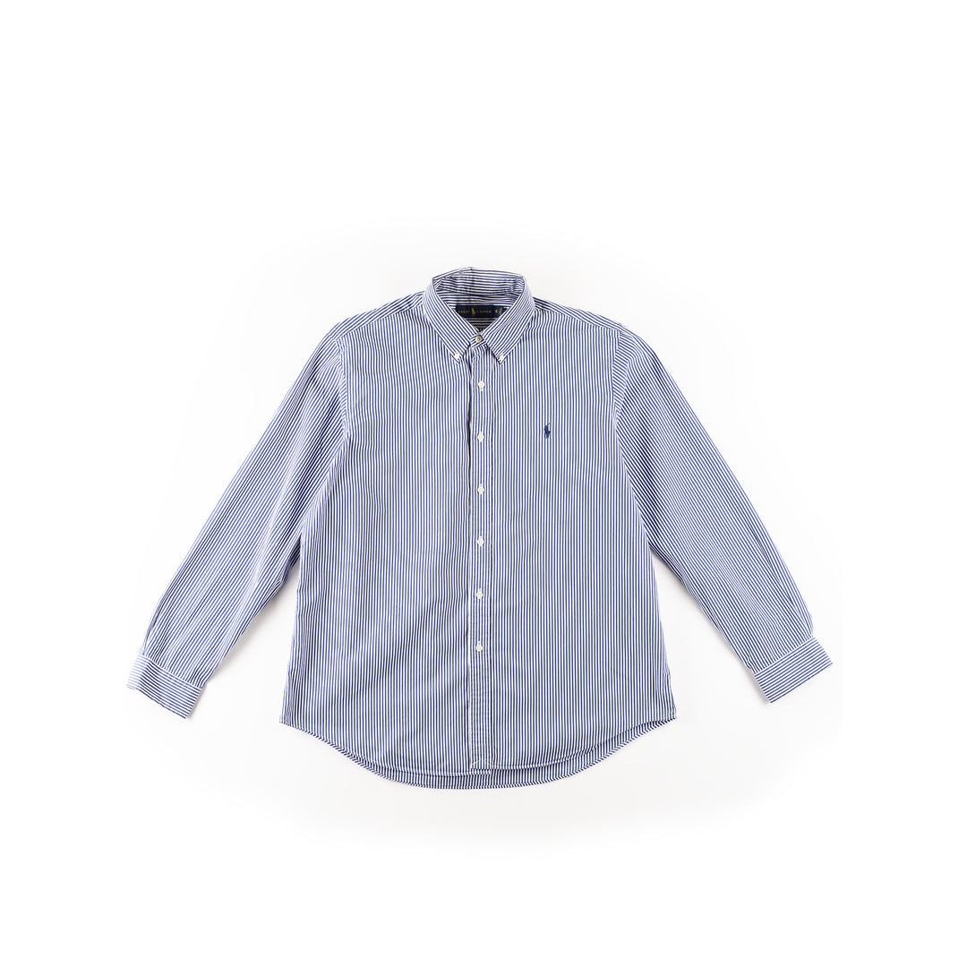Vintage 90's Men Ralph Lauren Shirt in Blue