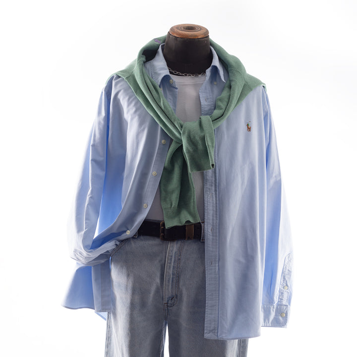 Vintage 00's Men Ralph Lauren Shirt in Blue