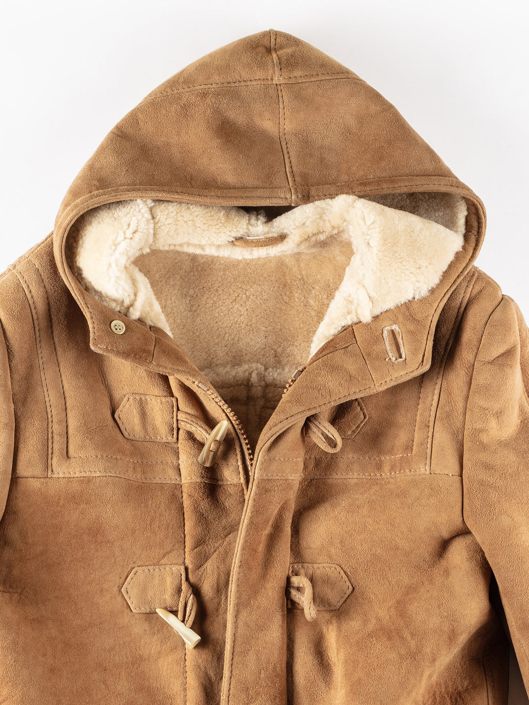 Vintage 70's Men Sheepskin Coat in BeigeVN313