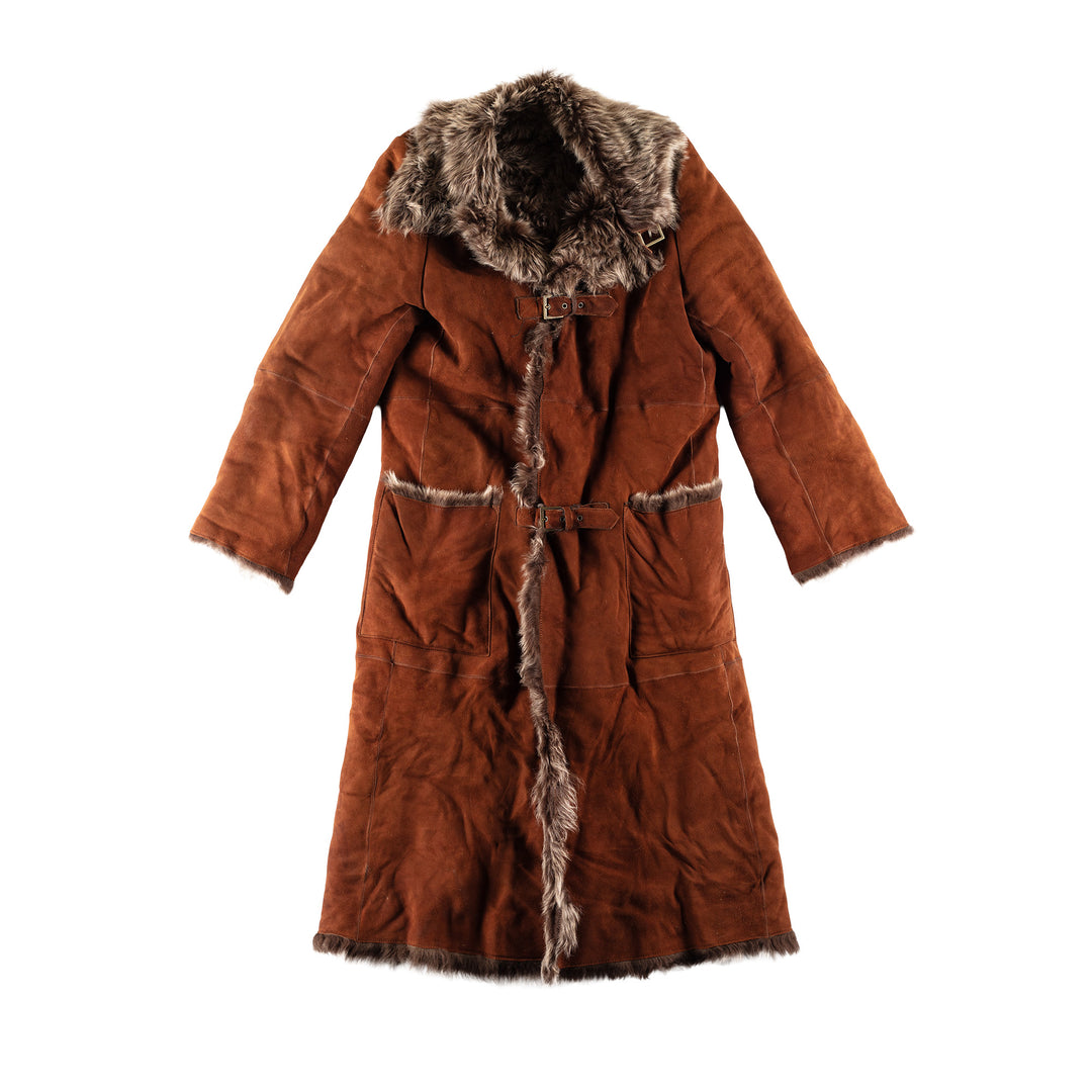 Vintage 70's Women Sheepskin Coat in MN819