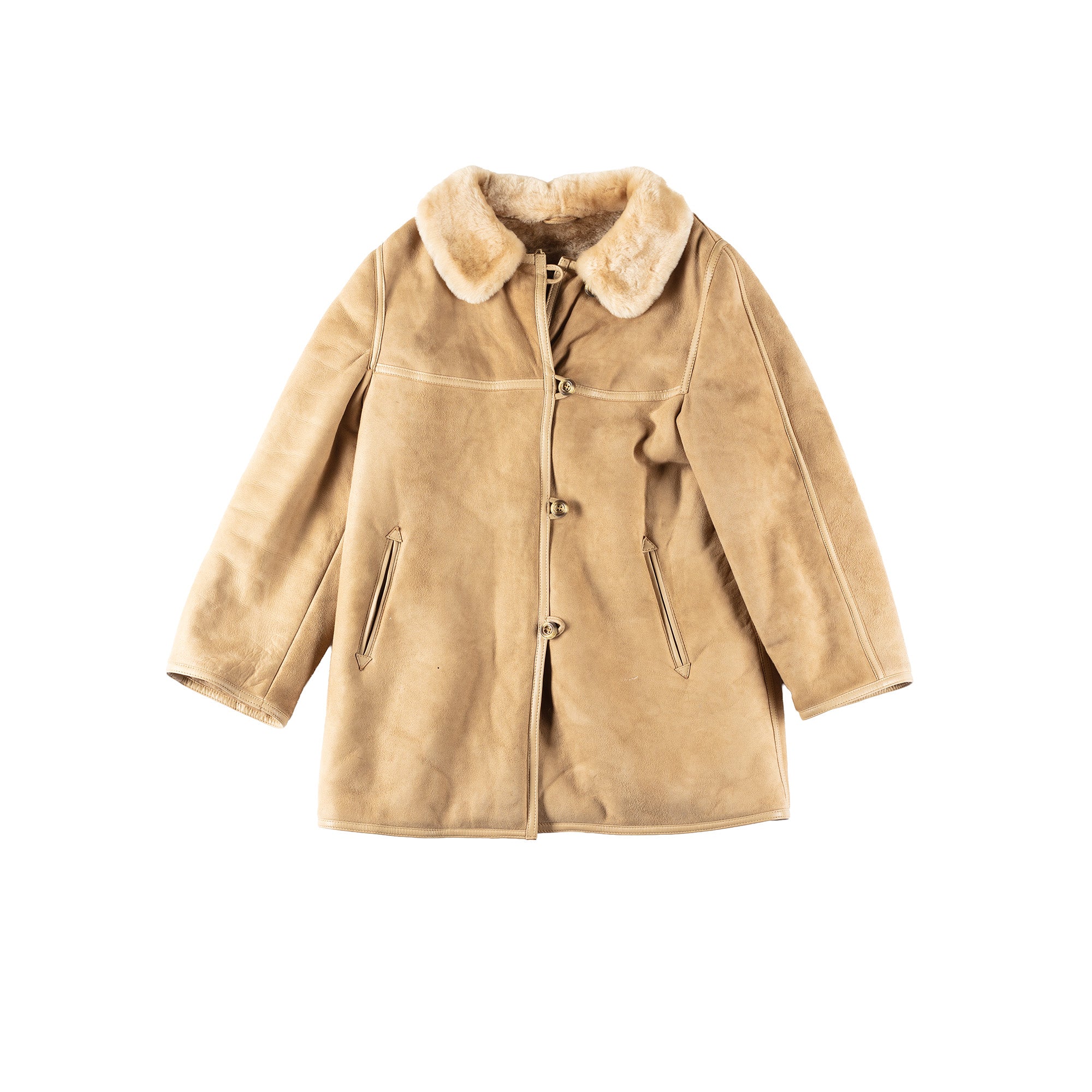 Online Vintage Store | Vintage 80's Women Sheepskin Jacket in