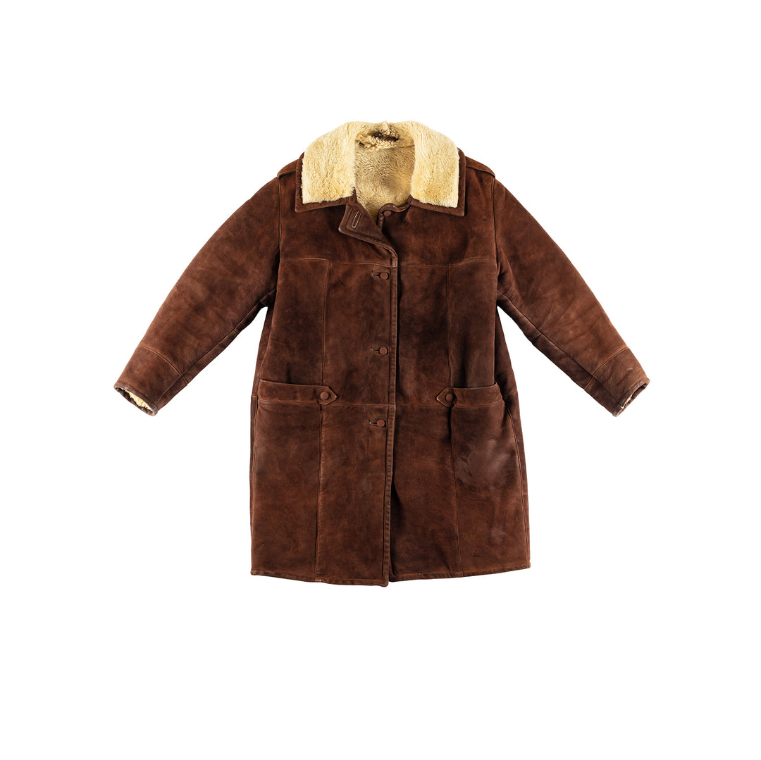 Vintage 80's Women Coat in BrownMN420