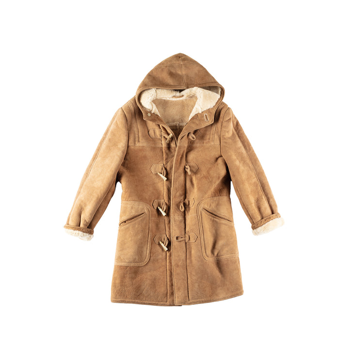 Vintage 70's Men Sheepskin Coat in BeigeVN313