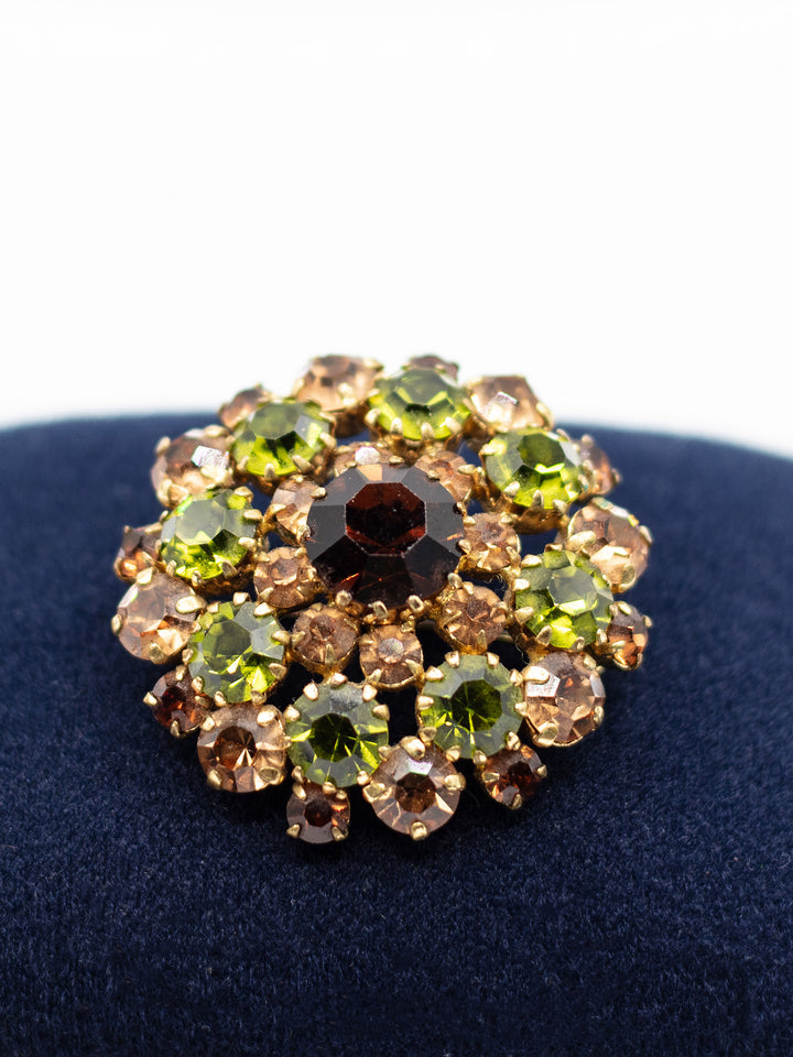Vintage 60's Brooch in Green