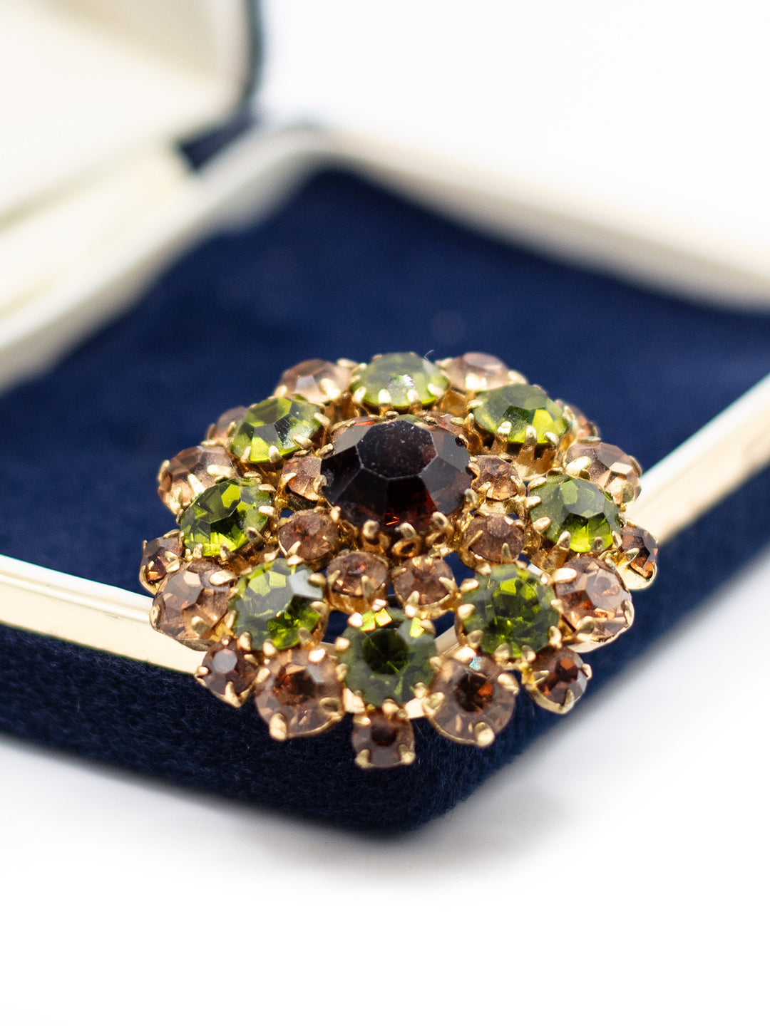 Vintage 60's Brooch in Green
