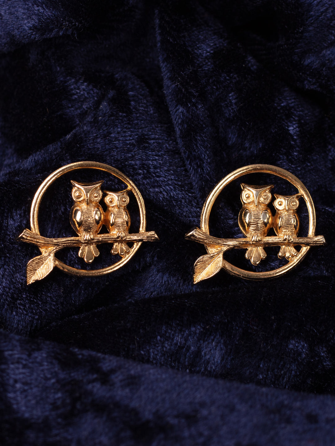 Vintage 70's Avon Owl Earrings