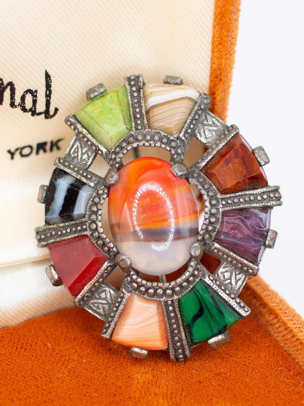 Vintage 70's Brooch in Multi