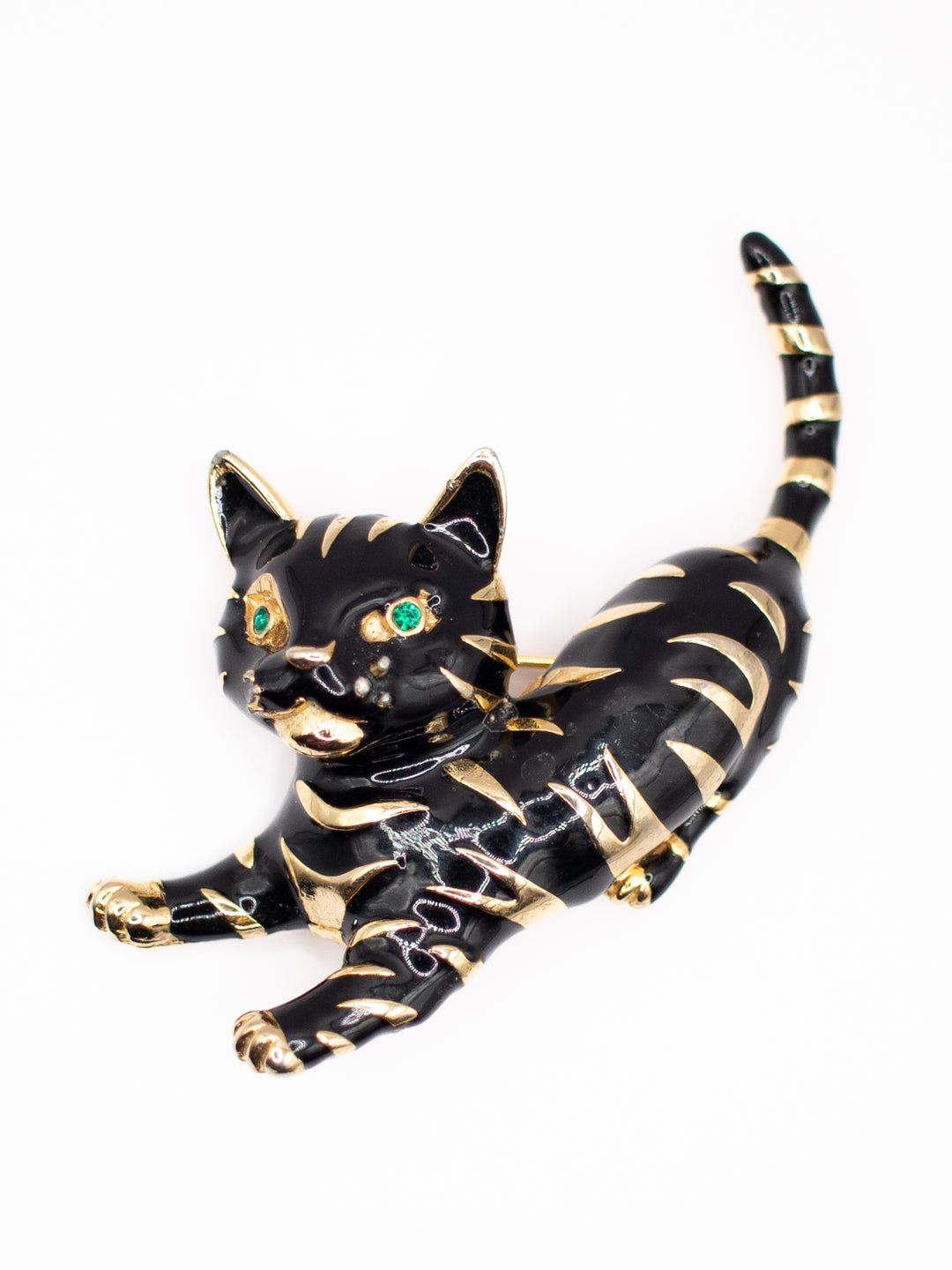 Vintage 80's Brooch in Black